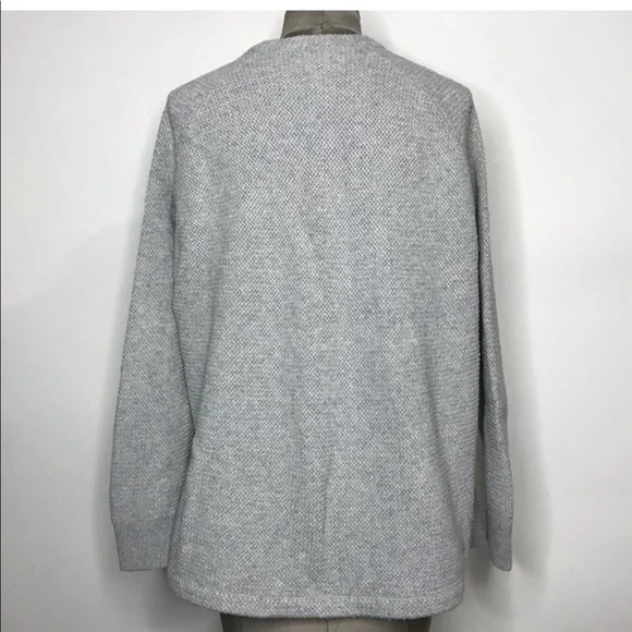 ◾️Madewell Palisades Gray Sweater Cardigan Size Large - Picture 2 of 9